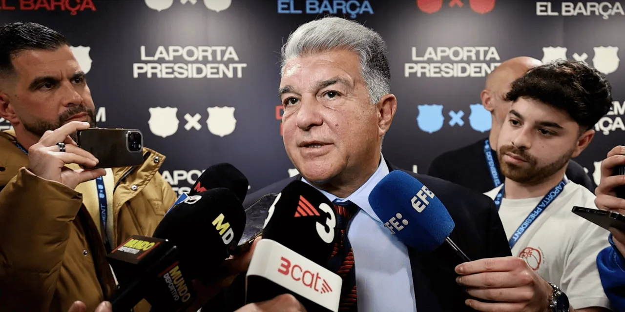 hth sports-拉波尔塔：已向欧足联提交中期财报，引援压力正逐步缓解